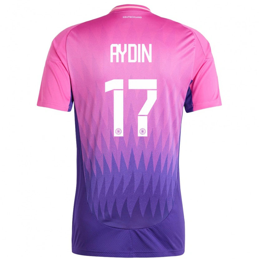 Danxen Barn Tyskland Ali Aydin #17 Rosa Lilla Bortetrøye Drakt Trøye 24-26 Skjorter T-Skjorte