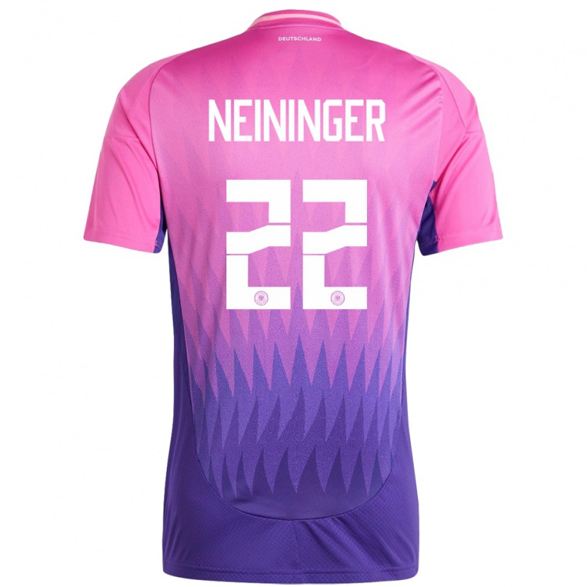 Danxen Barn Tyskland Tim Neininger #22 Rosa Lilla Bortetrøye Drakt Trøye 24-26 Skjorter T-Skjorte
