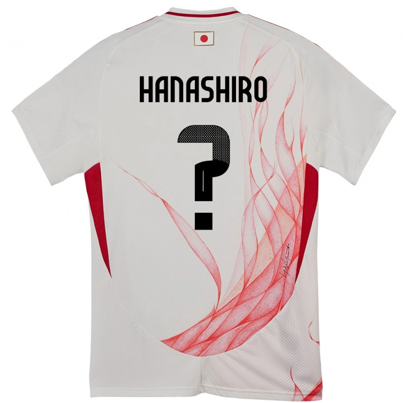 Danxen Barn Japan Rinto Hanashiro #0 Hvit Bortetrøye Drakt Trøye 24-26 Skjorter T-Skjorte