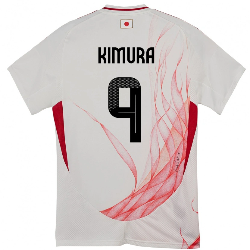 Danxen Barn Japan Yudai Kimura #9 Hvit Bortetrøye Drakt Trøye 24-26 Skjorter T-Skjorte