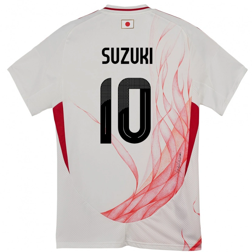 Danxen Barn Japan Yuito Suzuki #10 Hvit Bortetrøye Drakt Trøye 24-26 Skjorter T-Skjorte