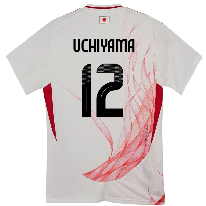 Danxen Barn Japan Shota Uchiyama #12 Hvit Bortetrøye Drakt Trøye 24-26 Skjorter T-Skjorte