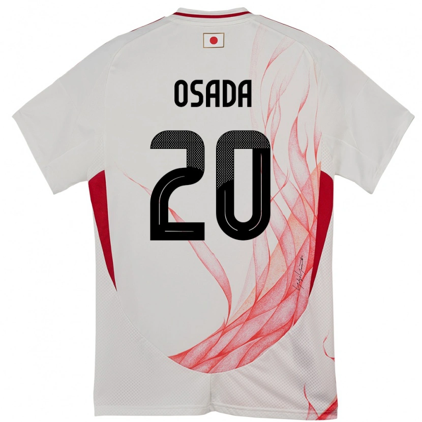 Danxen Barn Japan Towa Osada #20 Hvit Bortetrøye Drakt Trøye 24-26 Skjorter T-Skjorte