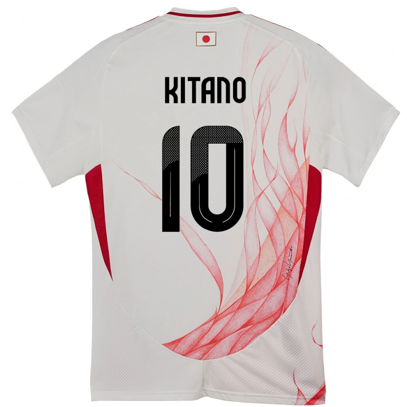 Danxen Barn Japan Sota Kitano #10 Hvit Bortetrøye Drakt Trøye 24-26 Skjorter T-Skjorte