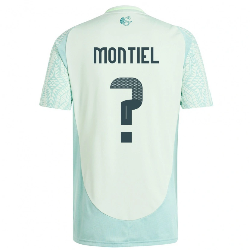 Danxen Barn Mexico Elías Montiel #0 Lin Grønn Bortetrøye Drakt Trøye 24-26 Skjorter T-Skjorte