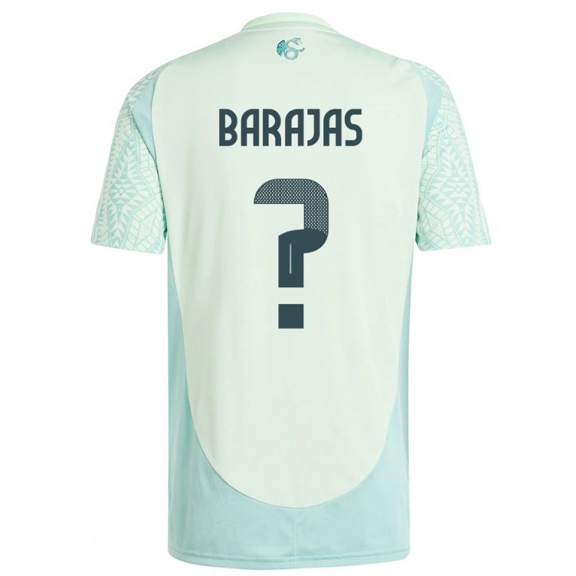 Danxen Barn Mexico Fidel Barajas #0 Lin Grønn Bortetrøye Drakt Trøye 24-26 Skjorter T-Skjorte