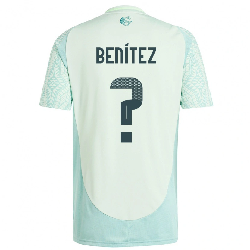 Danxen Barn Mexico Gianluca Benítez #0 Lin Grønn Bortetrøye Drakt Trøye 24-26 Skjorter T-Skjorte
