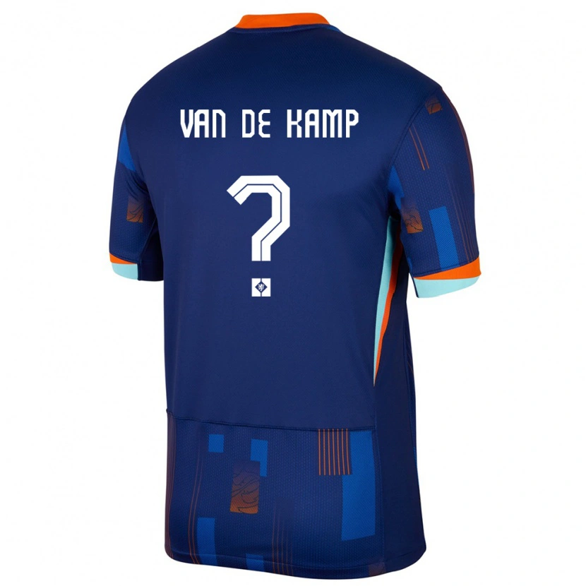 Danxen Barn Nederland Jochem Ritmeester Van De Kamp #0 Blå Bortetrøye Drakt Trøye 24-26 Skjorter T-Skjorte