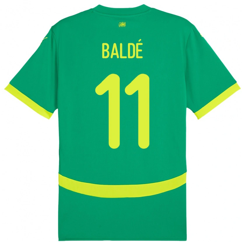 Danxen Barn Senegal Haby Balde #11 Grønn Bortetrøye Drakt Trøye 24-26 Skjorter T-Skjorte