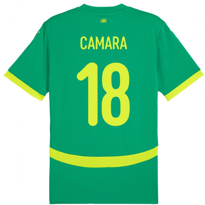 Danxen Barn Senegal Meta Camara #18 Grønn Bortetrøye Drakt Trøye 24-26 Skjorter T-Skjorte