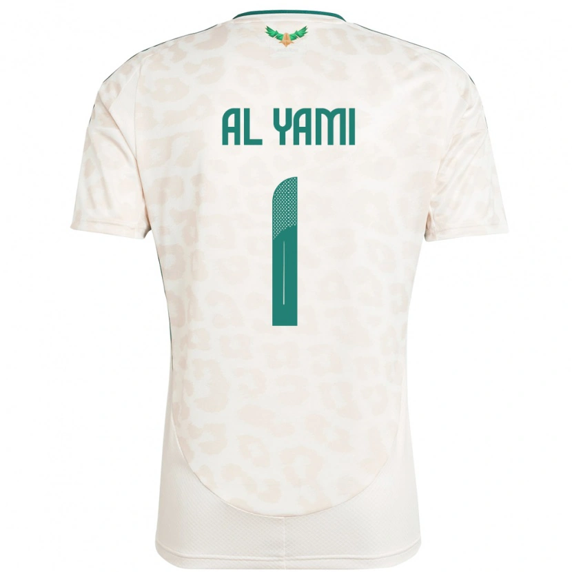 Danxen Barn Saudi-Arabia Mohammed Al-Yami #1 Hvit Bortetrøye Drakt Trøye 24-26 Skjorter T-Skjorte