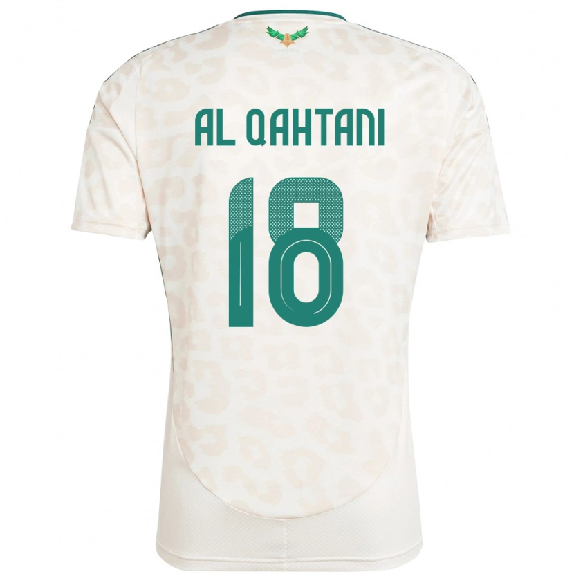 Danxen Barn Saudi-Arabia Mohammed Al-Qahtani #18 Hvit Bortetrøye Drakt Trøye 24-26 Skjorter T-Skjorte