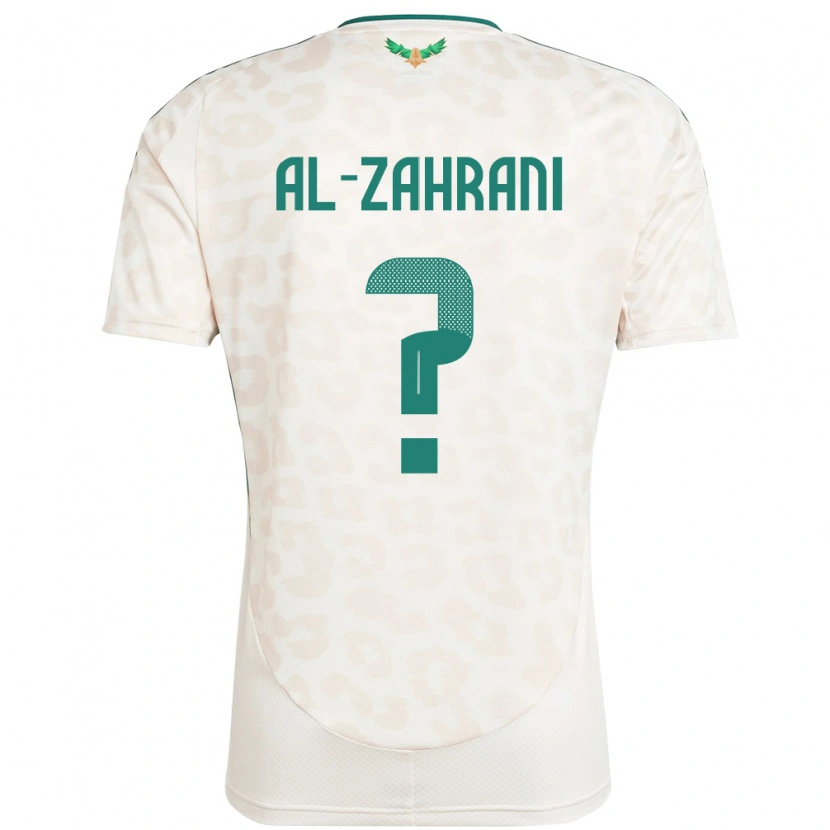 Danxen Barn Saudi-Arabia Anas Al-Zahrani #0 Hvit Bortetrøye Drakt Trøye 24-26 Skjorter T-Skjorte