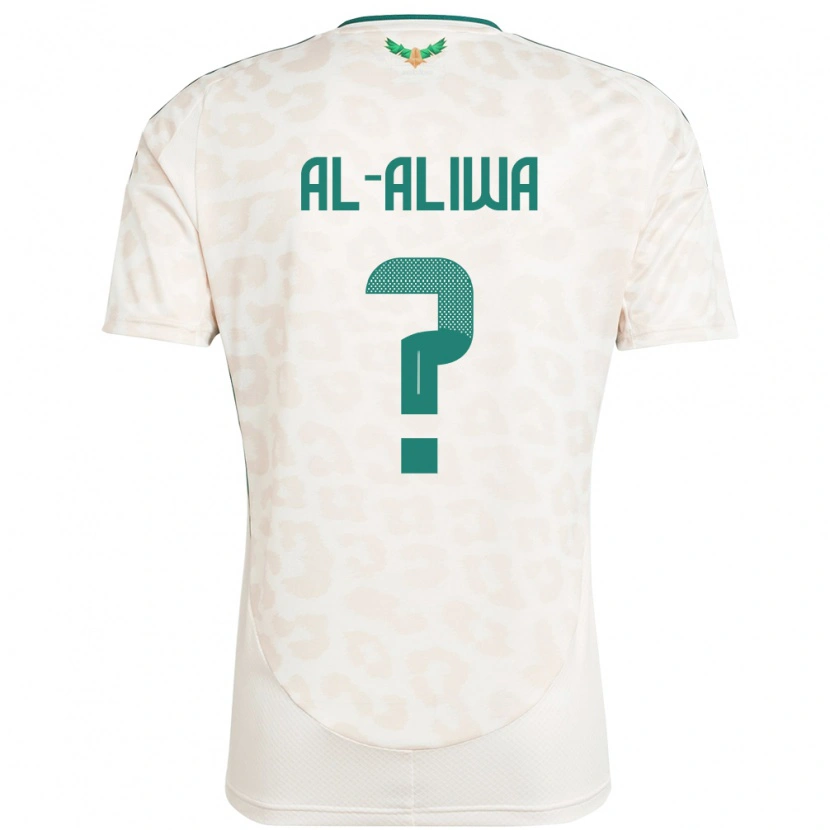 Danxen Barn Saudi-Arabia Abdulaziz Al-Aliwa #0 Hvit Bortetrøye Drakt Trøye 24-26 Skjorter T-Skjorte