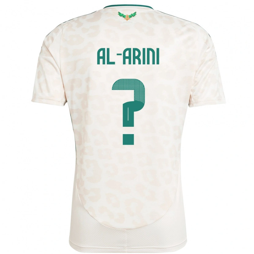 Danxen Barn Saudi-Arabia Bassem Al-Arini #0 Hvit Bortetrøye Drakt Trøye 24-26 Skjorter T-Skjorte