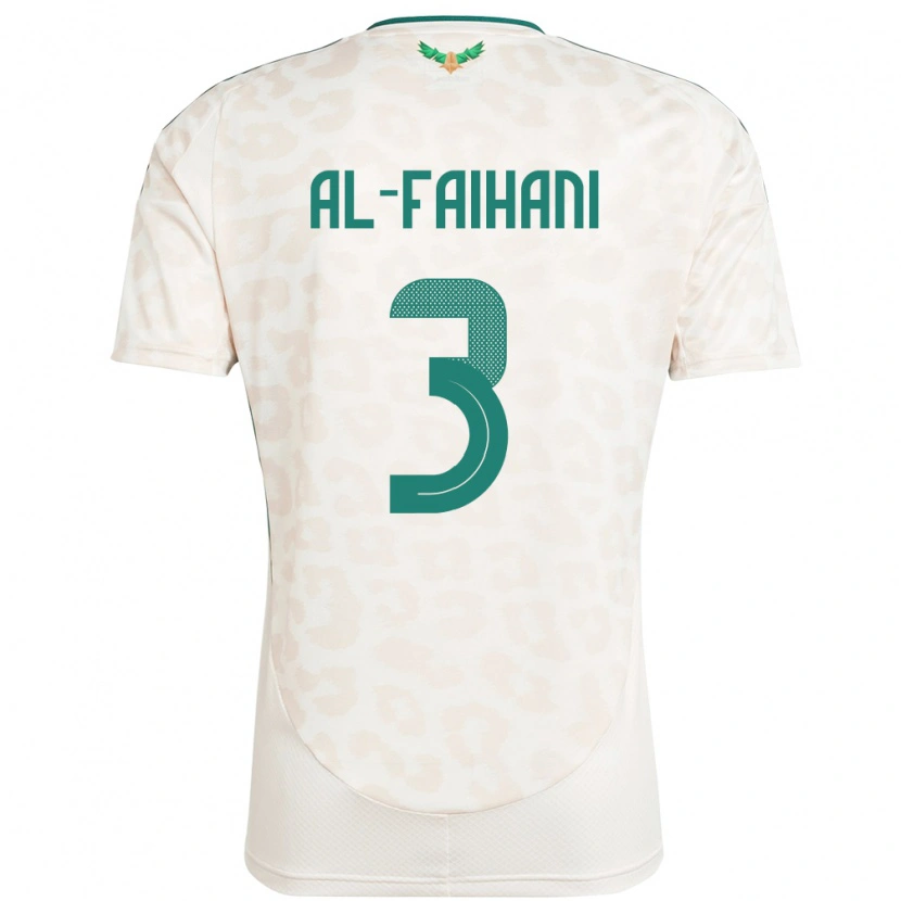 Danxen Barn Saudi-Arabia Nasser Al-Faihani #3 Hvit Bortetrøye Drakt Trøye 24-26 Skjorter T-Skjorte