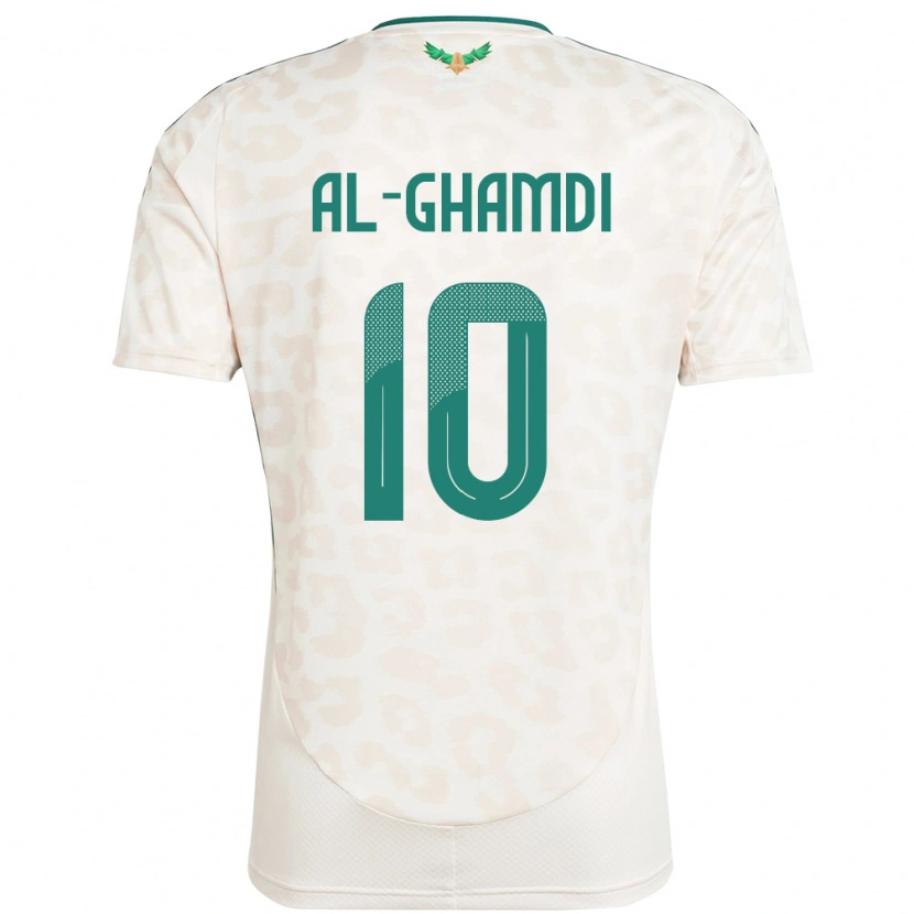 Danxen Barn Saudi-Arabia Ziyad Al-Ghamdi #10 Hvit Bortetrøye Drakt Trøye 24-26 Skjorter T-Skjorte
