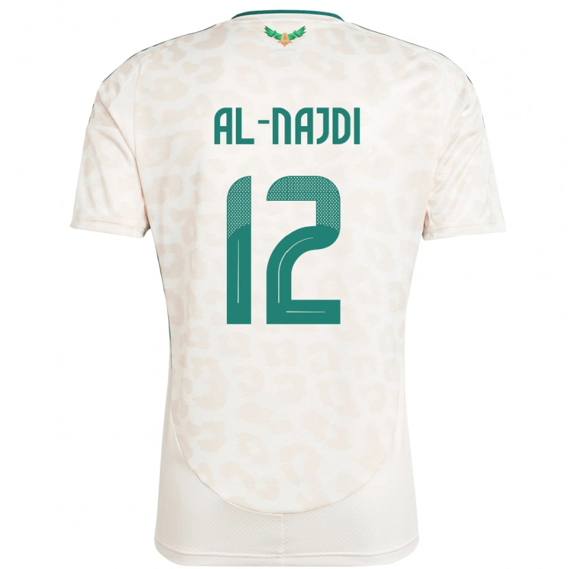Danxen Barn Saudi-Arabia Salem Al-Najdi #12 Hvit Bortetrøye Drakt Trøye 24-26 Skjorter T-Skjorte