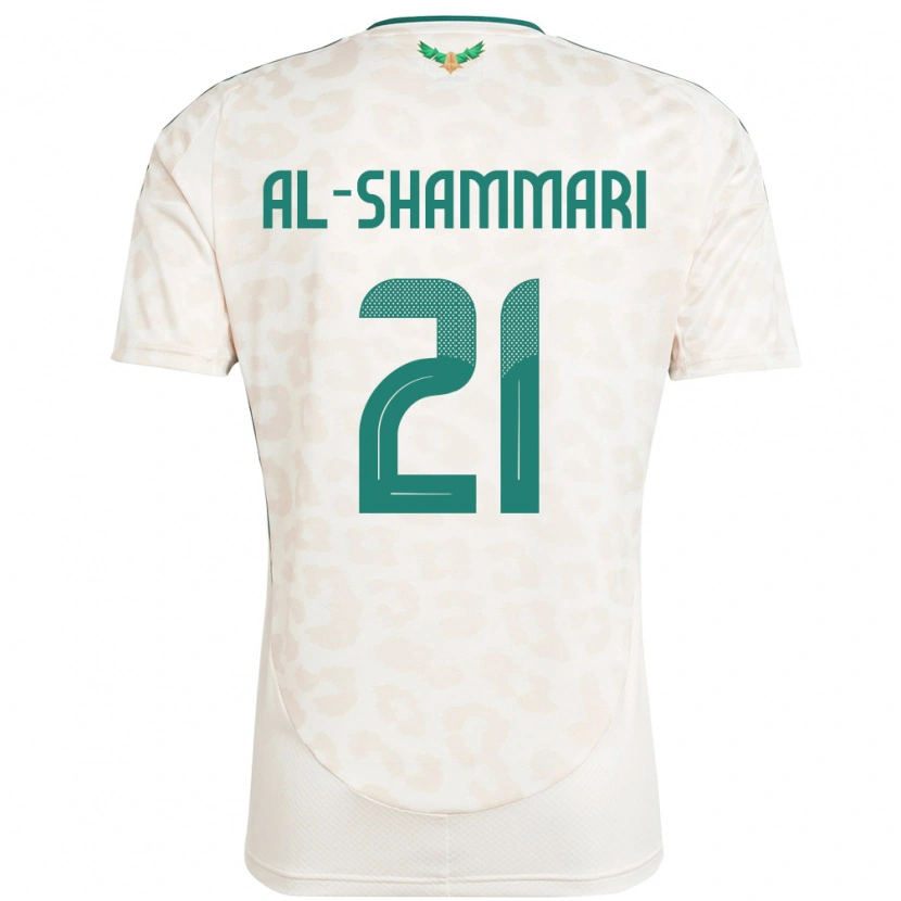 Danxen Barn Saudi-Arabia Musaed Al-Shammari #21 Hvit Bortetrøye Drakt Trøye 24-26 Skjorter T-Skjorte