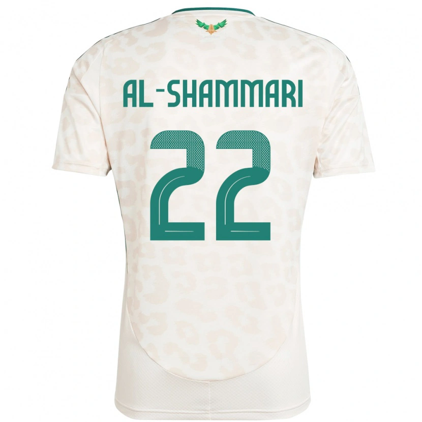 Danxen Barn Saudi-Arabia Affas Al-Shammari #22 Hvit Bortetrøye Drakt Trøye 24-26 Skjorter T-Skjorte