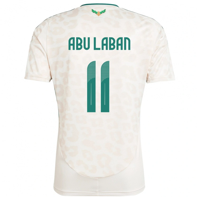 Danxen Barn Saudi-Arabia Dalia Abu Laban #11 Hvit Bortetrøye Drakt Trøye 24-26 Skjorter T-Skjorte