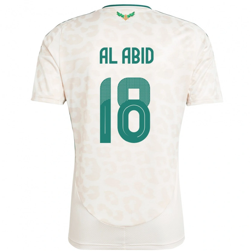 Danxen Barn Saudi-Arabia Nawaf Al Abid #18 Hvit Bortetrøye Drakt Trøye 24-26 Skjorter T-Skjorte