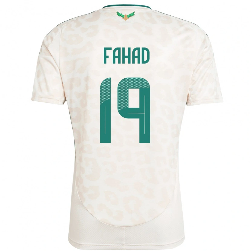 Danxen Barn Saudi-Arabia Fahad Al Muwallad #19 Hvit Bortetrøye Drakt Trøye 24-26 Skjorter T-Skjorte