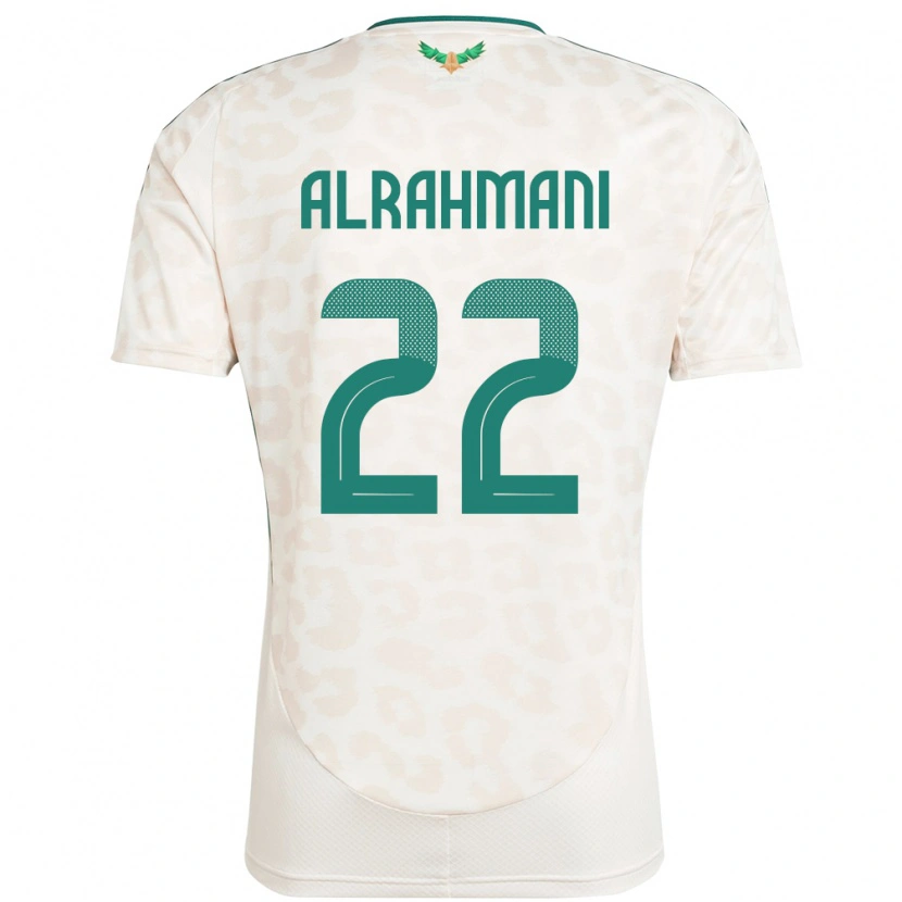 Danxen Barn Saudi-Arabia Saleh Alrahmani #22 Hvit Bortetrøye Drakt Trøye 24-26 Skjorter T-Skjorte
