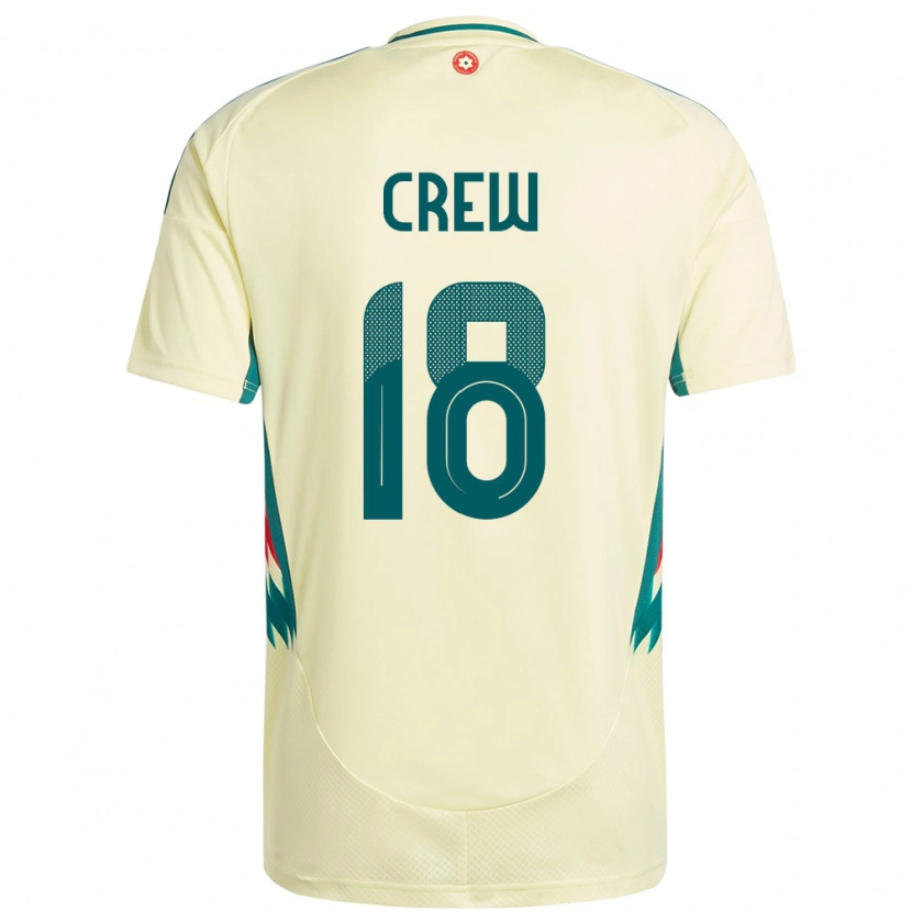Danxen Barn Wales Charlie Crew #18 Beige Gul Bortetrøye Drakt Trøye 24-26 Skjorter T-Skjorte