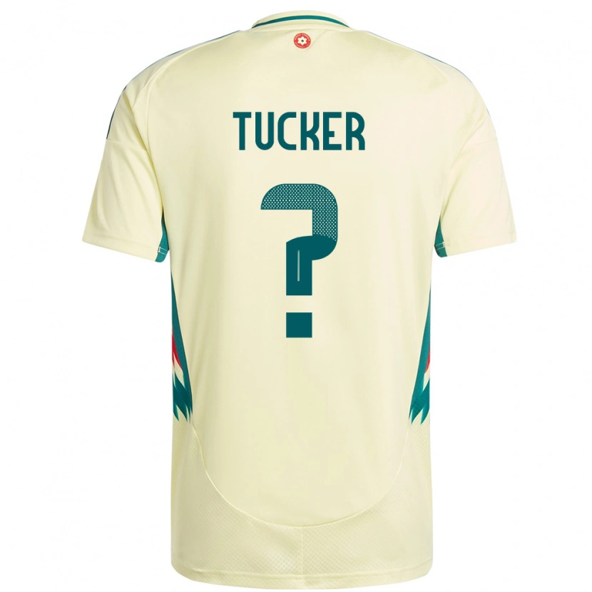 Danxen Barn Wales Ali Tucker #0 Beige Gul Bortetrøye Drakt Trøye 24-26 Skjorter T-Skjorte