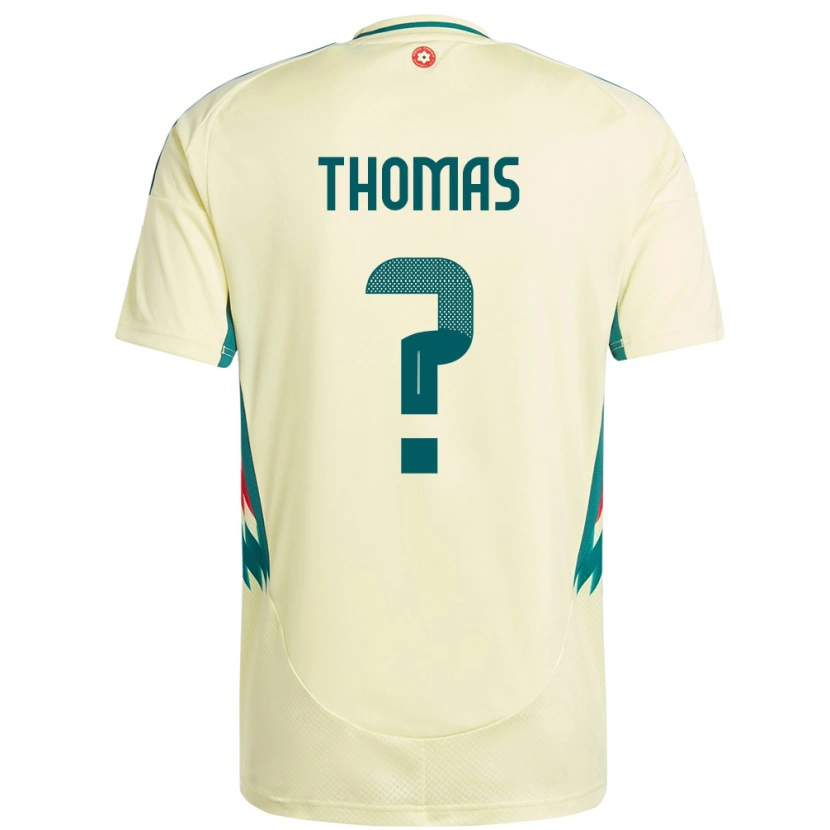 Danxen Barn Wales George Thomas #0 Beige Gul Bortetrøye Drakt Trøye 24-26 Skjorter T-Skjorte