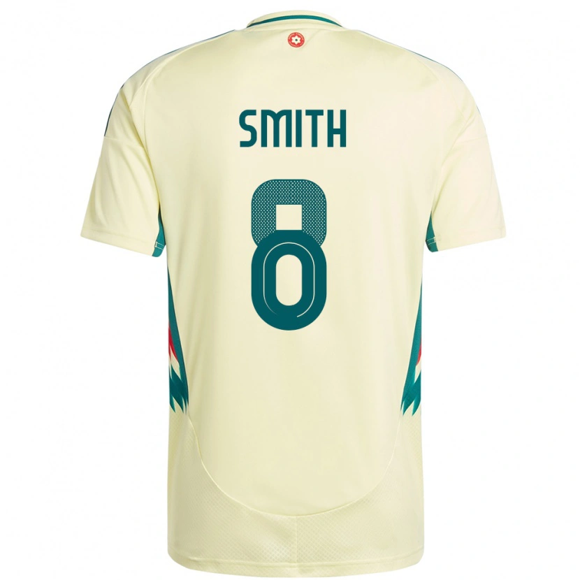 Danxen Barn Wales Matt Smith #8 Beige Gul Bortetrøye Drakt Trøye 24-26 Skjorter T-Skjorte