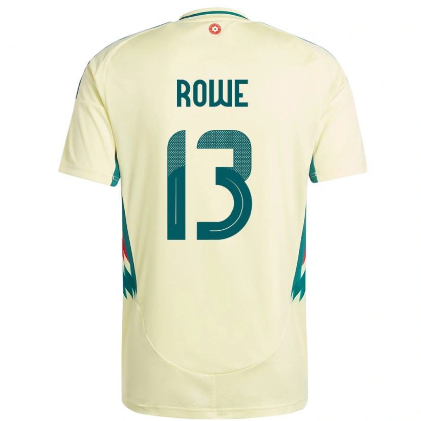 Danxen Barn Wales Rachel Rowe #13 Beige Gul Bortetrøye Drakt Trøye 24-26 Skjorter T-Skjorte