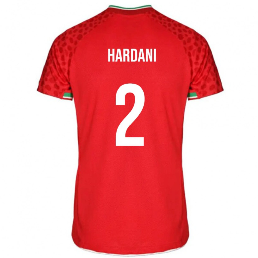 Danxen Barn Iran Saleh Hardani #2 Rød Bortetrøye Drakt Trøye 24-26 Skjorter T-Skjorte