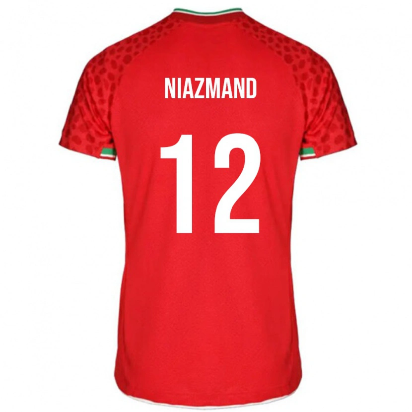 Danxen Barn Iran Payam Niazmand #12 Rød Bortetrøye Drakt Trøye 24-26 Skjorter T-Skjorte