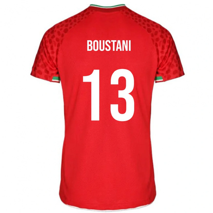 Danxen Barn Iran Amirmohammad Boustani #13 Rød Bortetrøye Drakt Trøye 24-26 Skjorter T-Skjorte