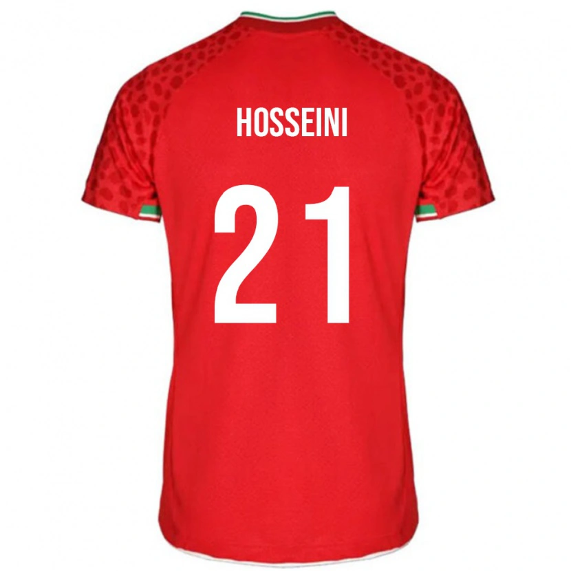 Danxen Barn Iran Majid Hosseini #21 Rød Bortetrøye Drakt Trøye 24-26 Skjorter T-Skjorte
