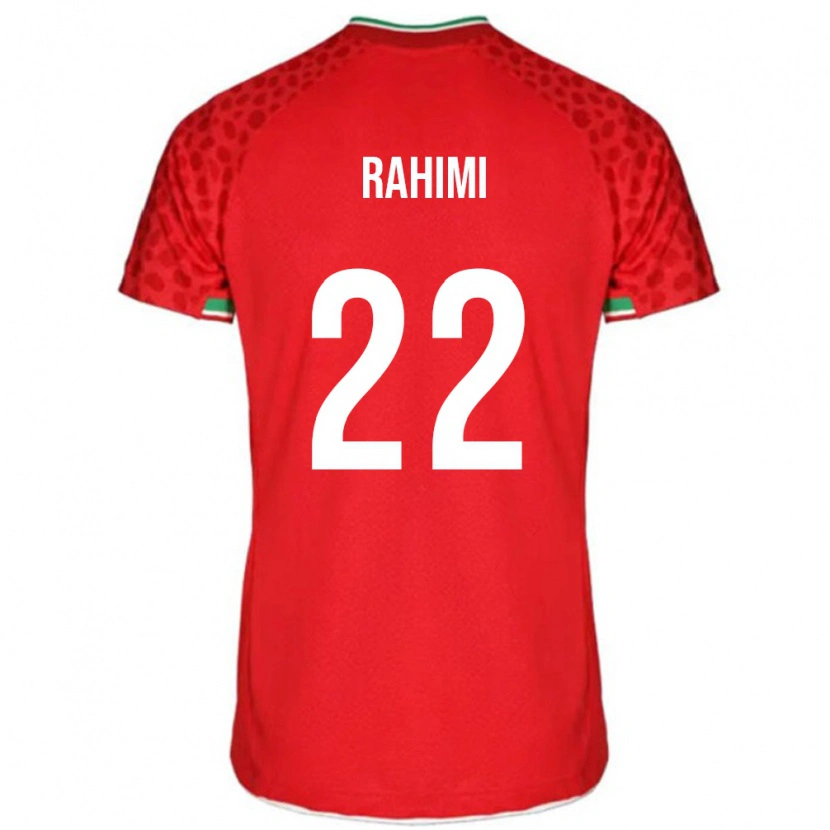 Danxen Barn Iran Farzad Rahimi #22 Rød Bortetrøye Drakt Trøye 24-26 Skjorter T-Skjorte