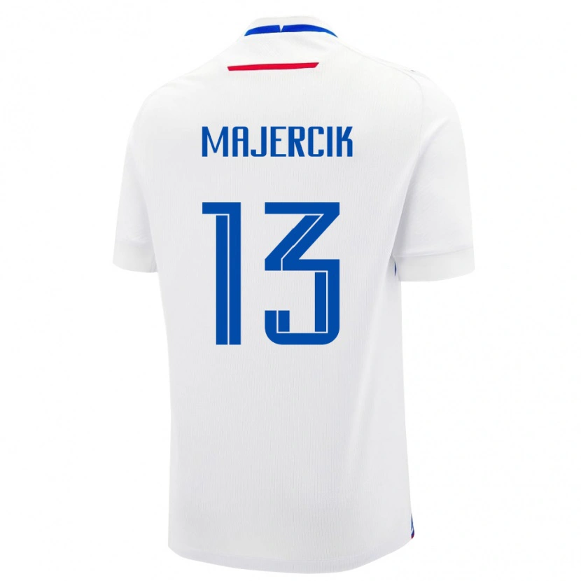 Danxen Barn Slovakia Peter Majercik #13 Hvit Bortetrøye Drakt Trøye 24-26 Skjorter T-Skjorte
