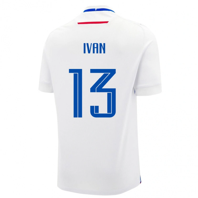 Danxen Barn Slovakia Matus Ivan #13 Hvit Bortetrøye Drakt Trøye 24-26 Skjorter T-Skjorte