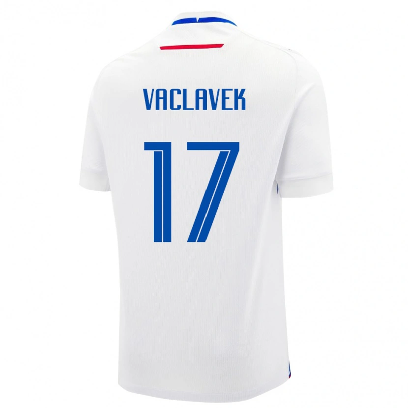 Danxen Barn Slovakia Marko Vaclavek #17 Hvit Bortetrøye Drakt Trøye 24-26 Skjorter T-Skjorte