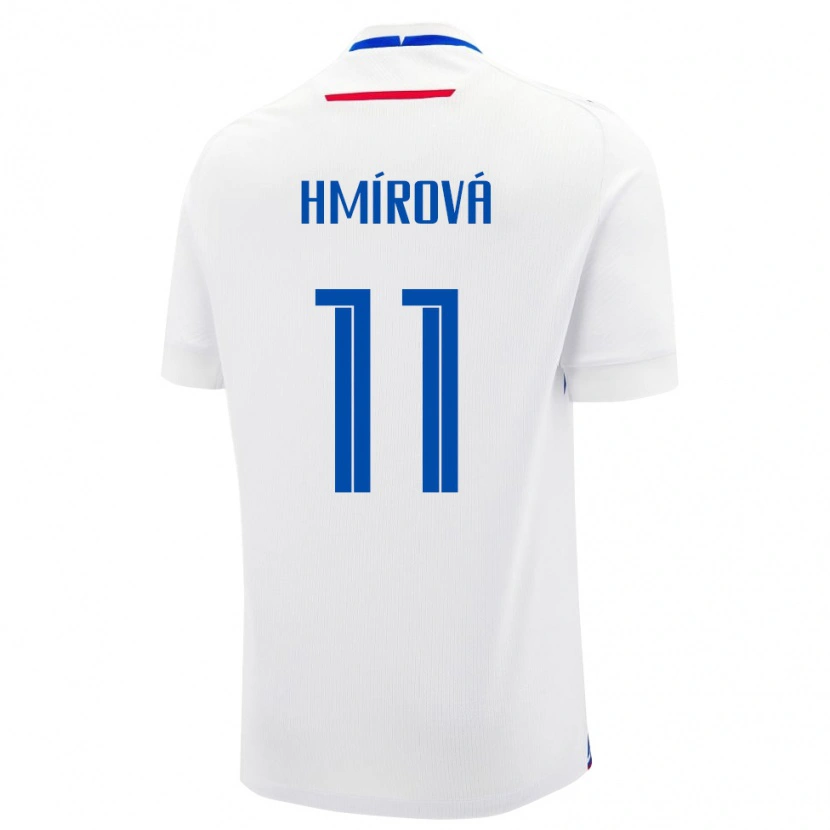 Danxen Barn Slovakia Patrícia Hmírová #11 Hvit Bortetrøye Drakt Trøye 24-26 Skjorter T-Skjorte