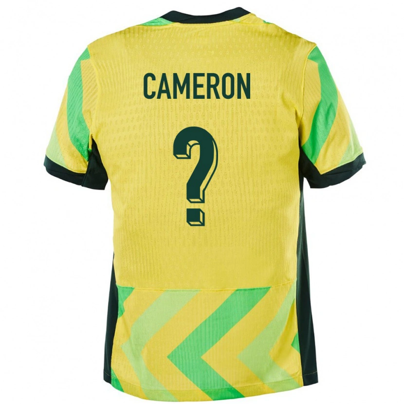 Danxen Mann Australia Jesse Cameron #0 Gyllen Hjemmetrøye Drakt Trøye 24-26 Skjorter T-Skjorte