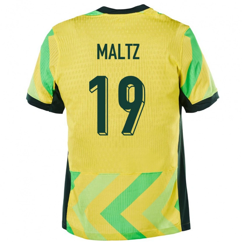 Danxen Mann Australia Jay Maltz #19 Gyllen Hjemmetrøye Drakt Trøye 24-26 Skjorter T-Skjorte
