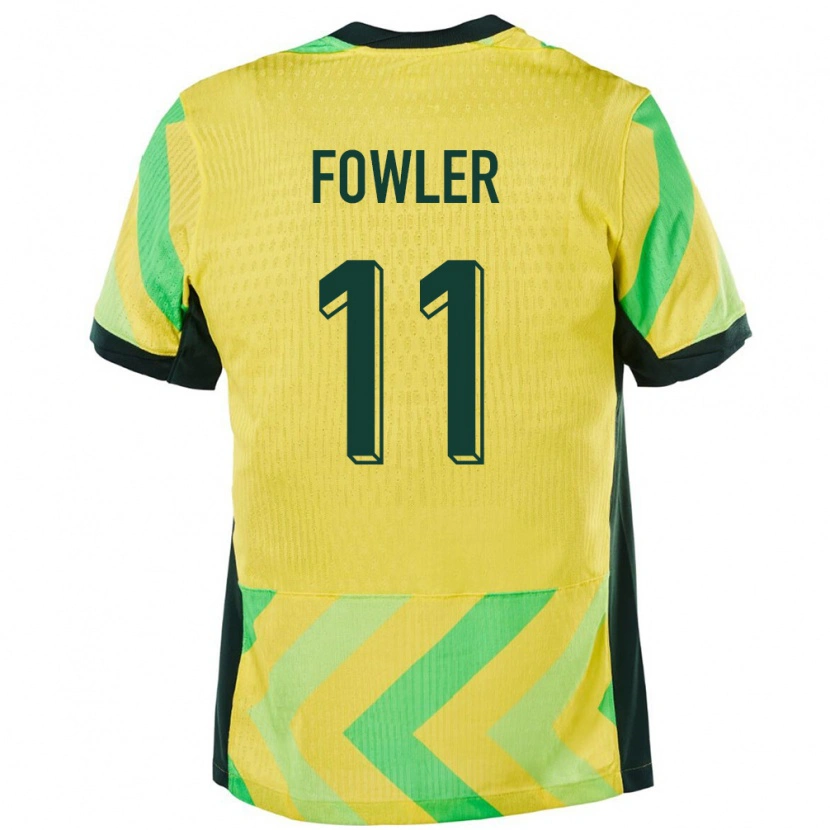 Danxen Mann Australia Mary Fowler #11 Gyllen Hjemmetrøye Drakt Trøye 24-26 Skjorter T-Skjorte