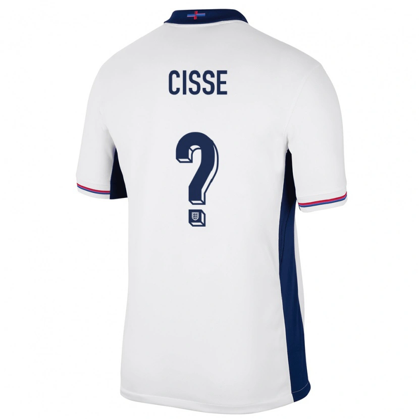Danxen Mann England Ben Cisse #0 Hvit Hjemmetrøye Drakt Trøye 24-26 Skjorter T-Skjorte