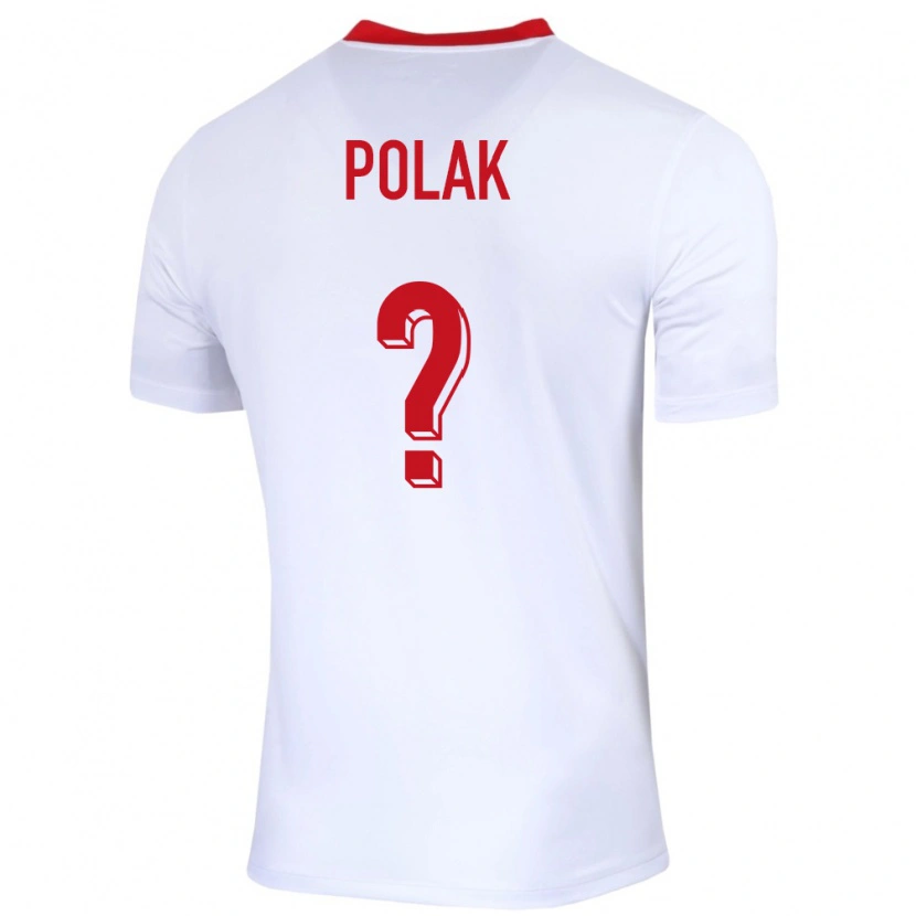 Danxen Mann Polen Cezary Polak #0 Hvit Hjemmetrøye Drakt Trøye 24-26 Skjorter T-Skjorte
