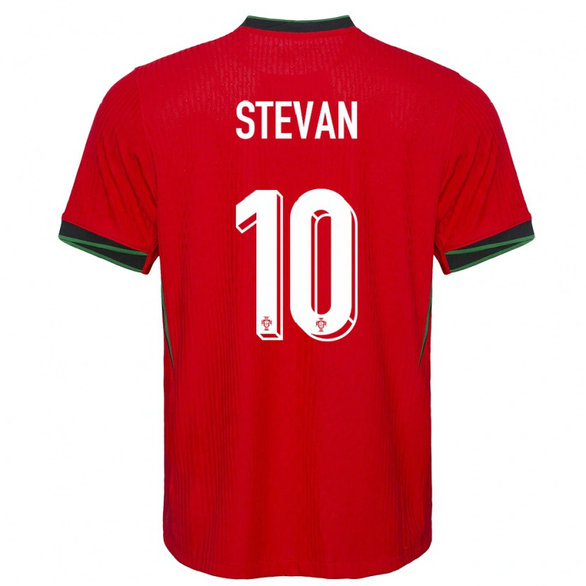 Danxen Mann Portugal Stevan #10 Rød Hjemmetrøye Drakt Trøye 24-26 Skjorter T-Skjorte