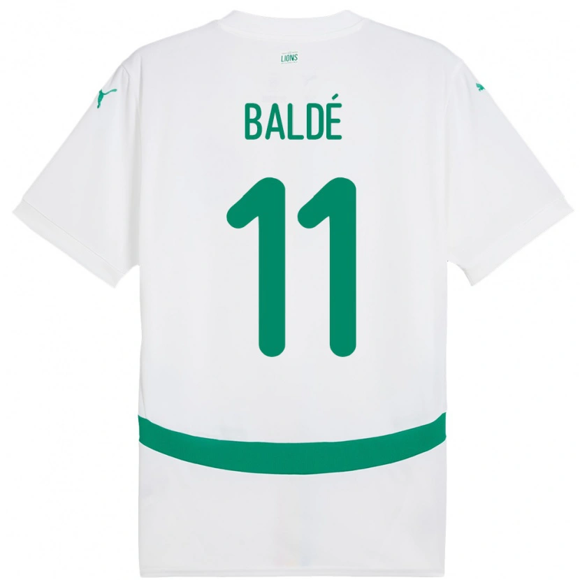 Danxen Mann Senegal Haby Balde #11 Hvit Hjemmetrøye Drakt Trøye 24-26 Skjorter T-Skjorte