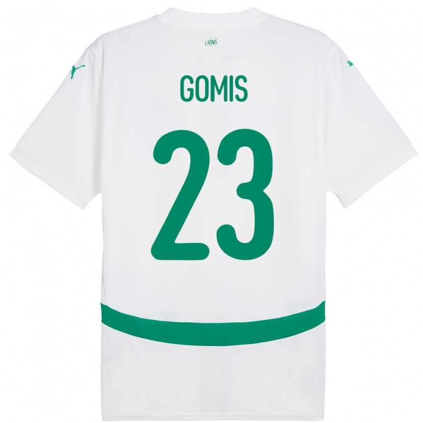 Danxen Mann Senegal Alfred Gomis #23 Hvit Hjemmetrøye Drakt Trøye 24-26 Skjorter T-Skjorte